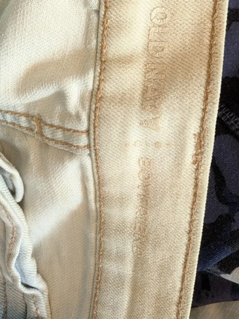 Old Navy Light Blue Bleached Out Jean Shorts Size 16